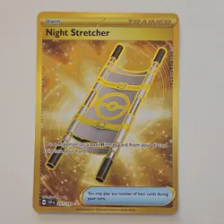 Pokemon Night Stretcher 251/191 Sv08: Surging Sparks Hyper Rare Holo Trainer - Image 1