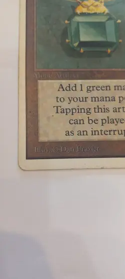 MTG Unlimited Mox Emerald - See Pictures For Condition - Image 2