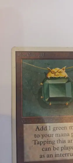 MTG Unlimited Mox Emerald - See Pictures For Condition - Image 3