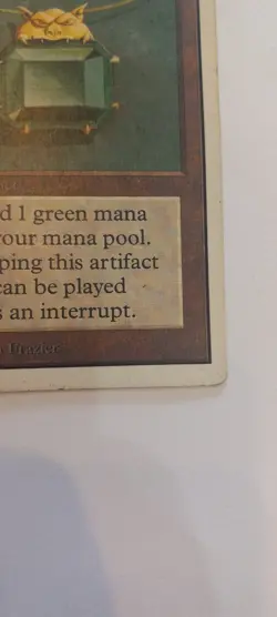 MTG Unlimited Mox Emerald - See Pictures For Condition - Image 5