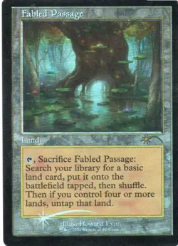 MTG: WPN & Gateway Promos: Foil Retro Frame Fabled Passage: LP Condition - Image 1