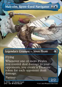 Malcolm, Keen-Eyed Navigator (Special Guest) (Near Mint) | MTG - Image 1