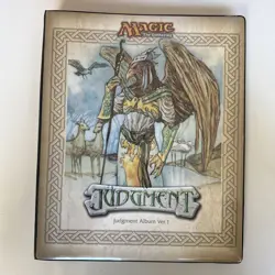 MTG Judgment 2002 Ultra Pro Binder 3 Ring Magic The Gathering FREE SHIPPING - Image 1