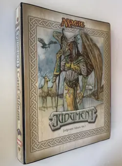 MTG Judgment 2002 Ultra Pro Binder 3 Ring Magic The Gathering FREE SHIPPING - Image 2