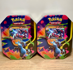 Pokemon TCG: Mega Charizard X ex Tins Set ✅ Brand New & Sealed ✅ Fast Ship - Image 2