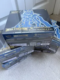 Pokemon Mega Evolutions Mega Lucario Pokemon Center ETB SEALED - Image 1