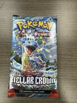 Pokemon - TCG S&V Stellar Crown Booster Pack Sealed - Image 1