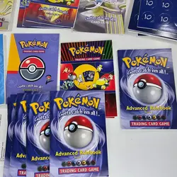 Pokemon Trading Game Rulebook Card Lists Lot - Image 5