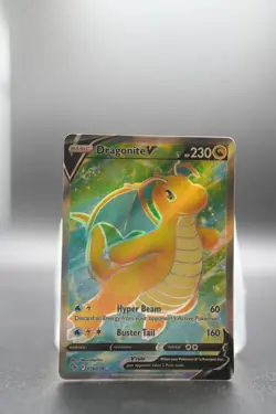 Dragonite V (Full Art) Holo Ultra Rare Pokemon GO 076/078 - Image 1