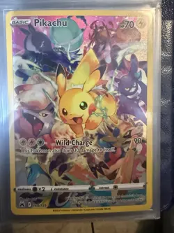 Pokemon TCG Pikachu 160/159 Crown Zenith Secret Rare Near Mint Holo - Image 1