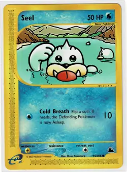 Seel 94/144 Pokemon E-Series Skyridge e-reader WOTC Common NM - Image 1