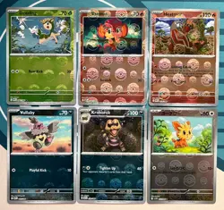 [6x] Pokemon Card Lot - Poke Ball Holo C/UC - White Flare & Black Bolt - NM - Image 1