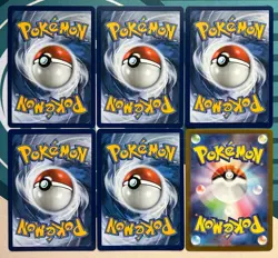 [6x] Pokemon Card Lot - Poke Ball Holo C/UC - White Flare & Black Bolt - NM - Image 2