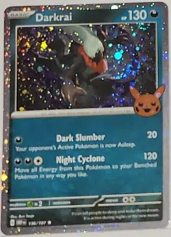 Fart Swirl 🌀 Darkrai •x3 Swirls Cosmos Holo Rare Pokemon TCG Trick Or Trade 🌀 - Image 5