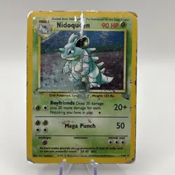 Pokemon TCG Nidoqueen Jungle 7/64 Holo Rare HP. - Image 1