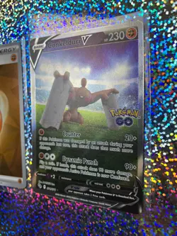 2022 Pokemon TCG Sword & Shield GO Alternate Art 074/078 Conkeldurr V - Image 3
