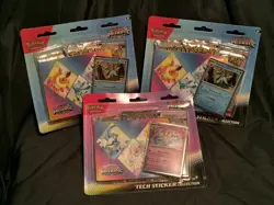 (3) Pokemon Prismatic Evolutions Tech Sticker Collections *Sealed* Sylveon - Image 1