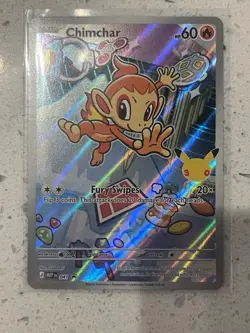 Pokemon TCG First Partner Illustration Chimchar MEP 041 Promo - Image 1