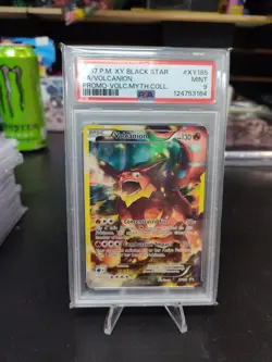 POKEMON SM BLACK STAR PROMO VOLCANION #XY185 PSA 9 MINT #130254714 - Image 1