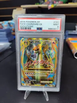 Mega M Charizard EX 101/108 PSA 9 MINT Full Art 2016 Pokemon XY Evolutions - Image 1