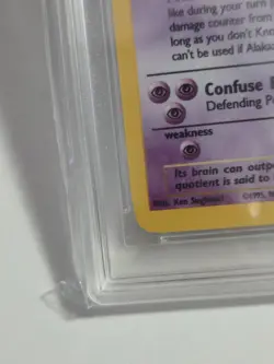 Alakazam Pokemon 1999 Base Set Holo 1/102 AUTHENTIC ALTERED GRADED PSA CGC BGS - Image 4