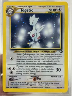 Pokemon PSA 8 Graded TCG Neo Genesis HOLO Togetic FREE SHIPPING - Image 3