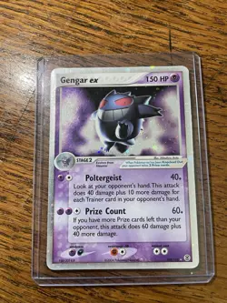2004 Pokemon EX Fire Red Leaf Green Gengar EX Holo Foil 108/112 - Image 1