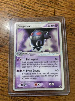 2004 Pokemon EX Fire Red Leaf Green Gengar EX Holo Foil 108/112 - Image 2