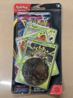 Pokemon TCG Phantasmal Flames Premium Checklane Blister [Hydrapple] + SWIRL! - Image 1