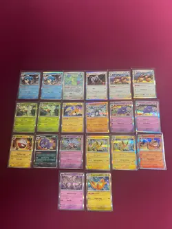 Pokemon 151 Rare Holo Lot Gyarados Gengar Dragonite Mewtwo Ditto Reverse Holo - Image 1