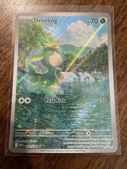 Deerling 91/86 - IR - Pokemon TCG White Flare - English -Mint Pack Fresh - Image 1
