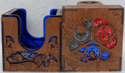 MTG Commander Deck Box GRIXIS RED/BLACK/BLUE Magic the Gathering - Image 1