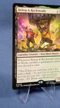 Bebop and Rocksteady - Teenage Mutant Ninja Turtles - MtG- NM A 🔮 - Image 5