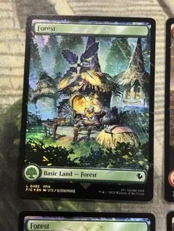 Final Fantasy Chocobo Track Stamped Foil Lands Set of 10 English Bundle - NM/M - Image 2