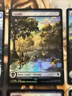 Final Fantasy Chocobo Track Stamped Foil Lands Set of 10 English Bundle - NM/M - Image 5