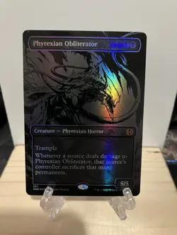 Phyrexian Obliterator (Oil Slick Raised Foil) Phyrexia: All Will Be One Foil - Image 1
