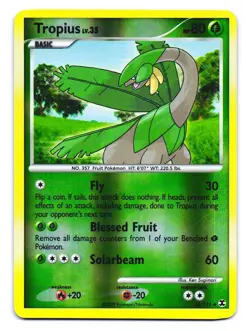 Tropius 52/111 Uncommon Rising Rivals Pokemon Reverse Holo LP - Image 1