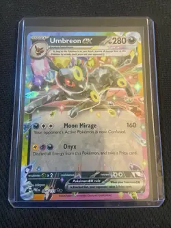 Pokemon TCG Umbreon EX 60/131 Double Rare Holo Prismatic Evolutions NM - Image 1