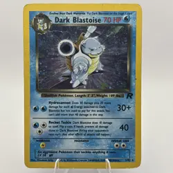 Pokemon TCG - Dark Blastoise 3/82 Team Rocket Holo Rare WOTC 1999 - Image 1