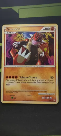 Groudon 6/95 - Call of Legends - Holo Rare - Excellent - Pokemon TCG - Image 1