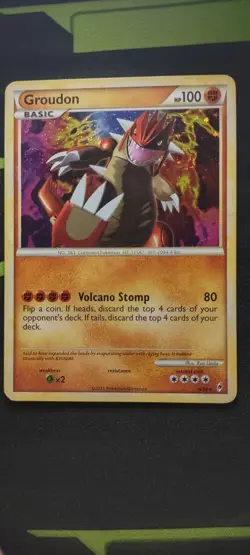 Groudon 6/95 - Call of Legends - Holo Rare - Excellent - Pokemon TCG - Image 2