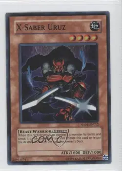 X-Saber Uruz Unlimited YuGiOh Hidden Arsenal 1 #HA01-EN012 2009 - Image 1