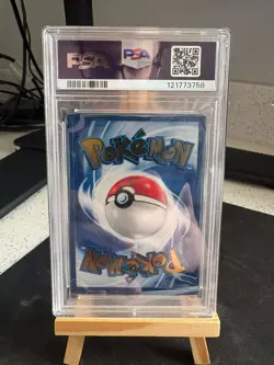 2021 Pokemon Gold TCG Celebrations Pikachu UPC Promo Gold Metal PSA 8 - Image 2