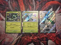Shiny Meowscarada ex Floragato Sprigatito SVP 076 077 078 Pokemon TCG Promos NM - Image 1
