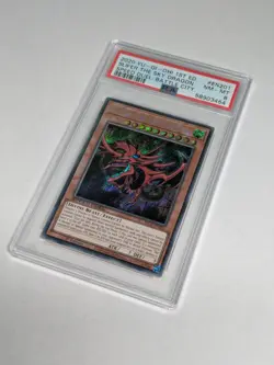 Yugioh Slifer the Sky Dragon SBCB-EN201 Secret Rare PSA 8 NM-MT - Image 3