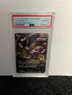 2022 Pokemon JPN Vstar Universe Hoopa V Full Art 231/172 - PSA 10 - Image 1