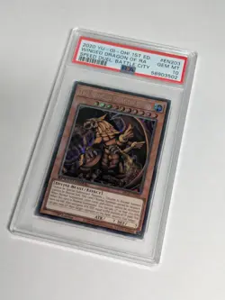 Yugioh The Winged Dragon of RA SBCB-EN203 Secret Rare 1st Edition PSA 10 MINT - Image 3