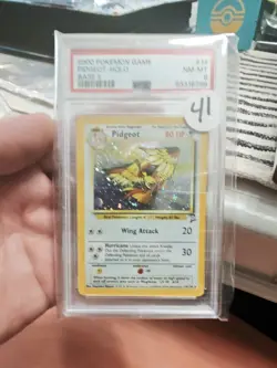 Pokemon Pidgeot 014/130 Base Set 2 Holo Rare Stage 2 80 HP - Image 1