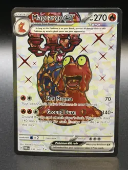 Magcargo ex 191/167 Ultra Rare SV06: Twilight Masquerade Pokemon TCG - NM - Image 1