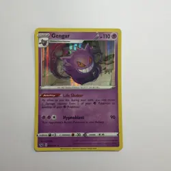 POKEMON GENGAR 085/202 HOLO RARE SWORD & SHIELD NM NEAR MINT - Image 1